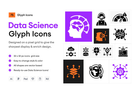 Data Science Icons - Design