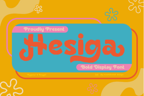 Hesiga Display Font - Retrofont