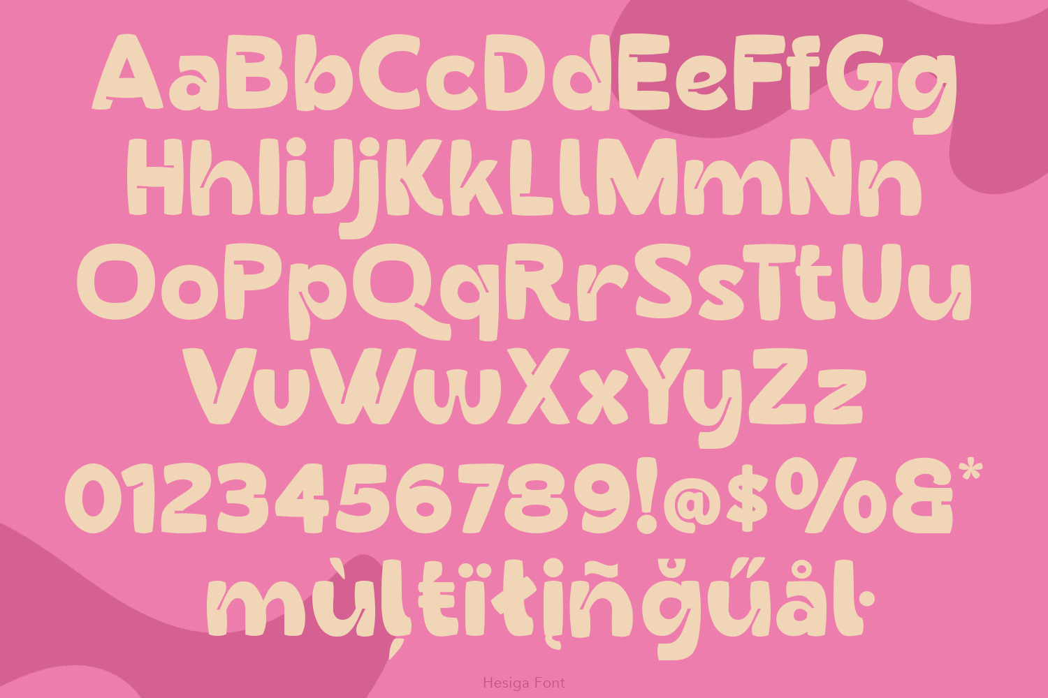 Hesiga Display Font Hesiga Display Font