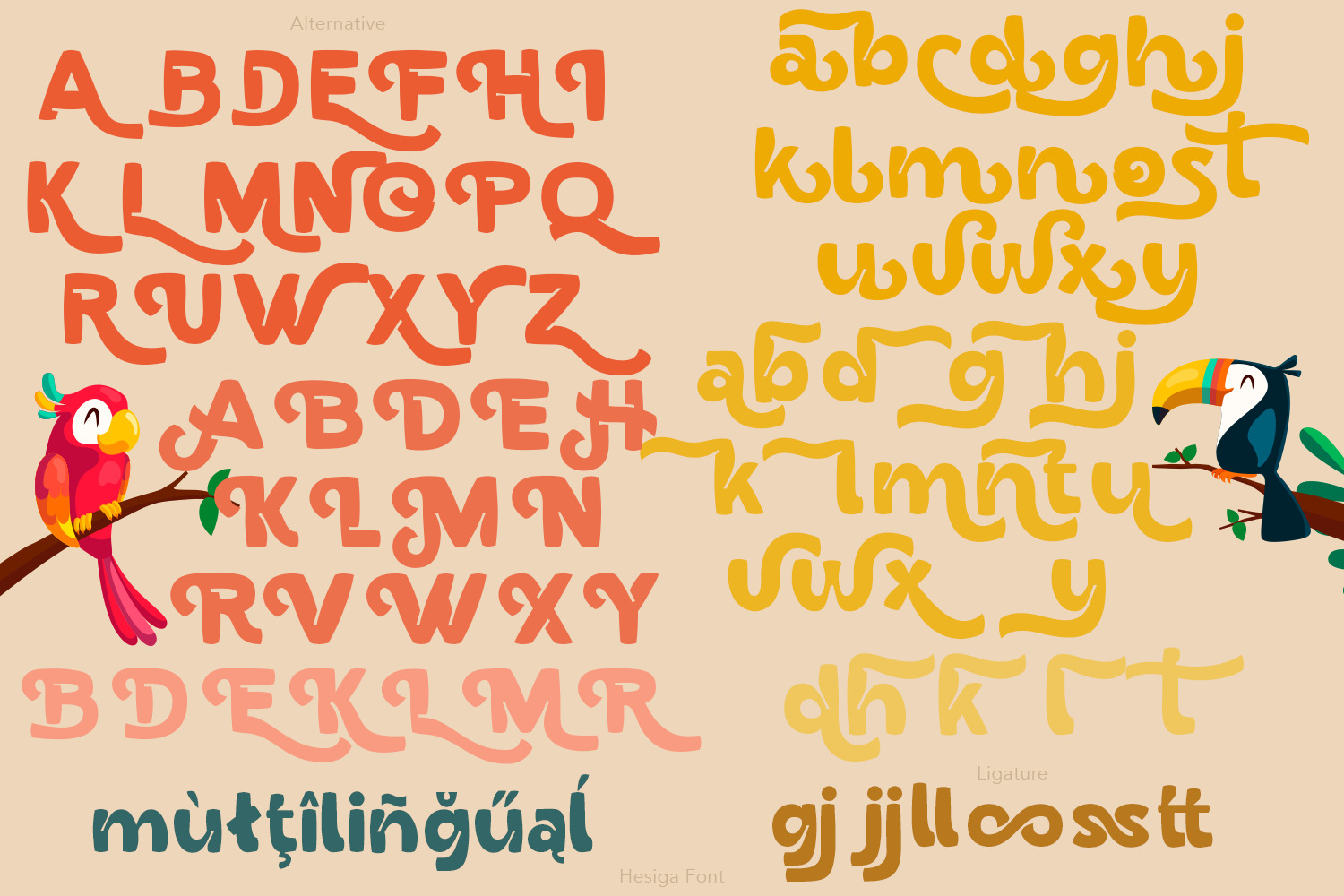 Hesiga Display Font Hesiga Display Font