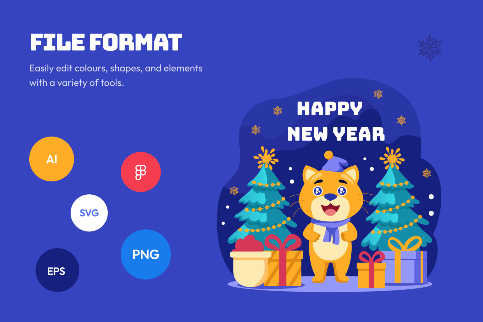 Happy New Year Illustration Pack Happy New Year Illustration Pack