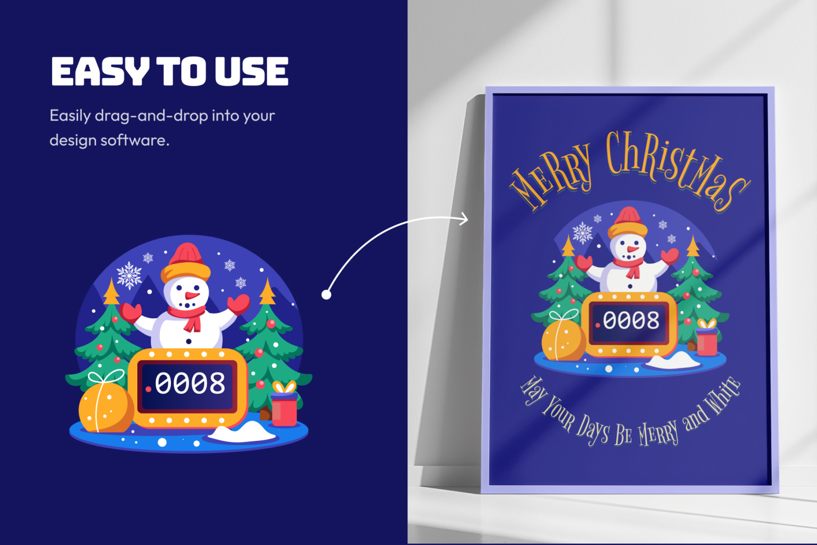 Happy New Year Illustration Pack Happy New Year Illustration Pack