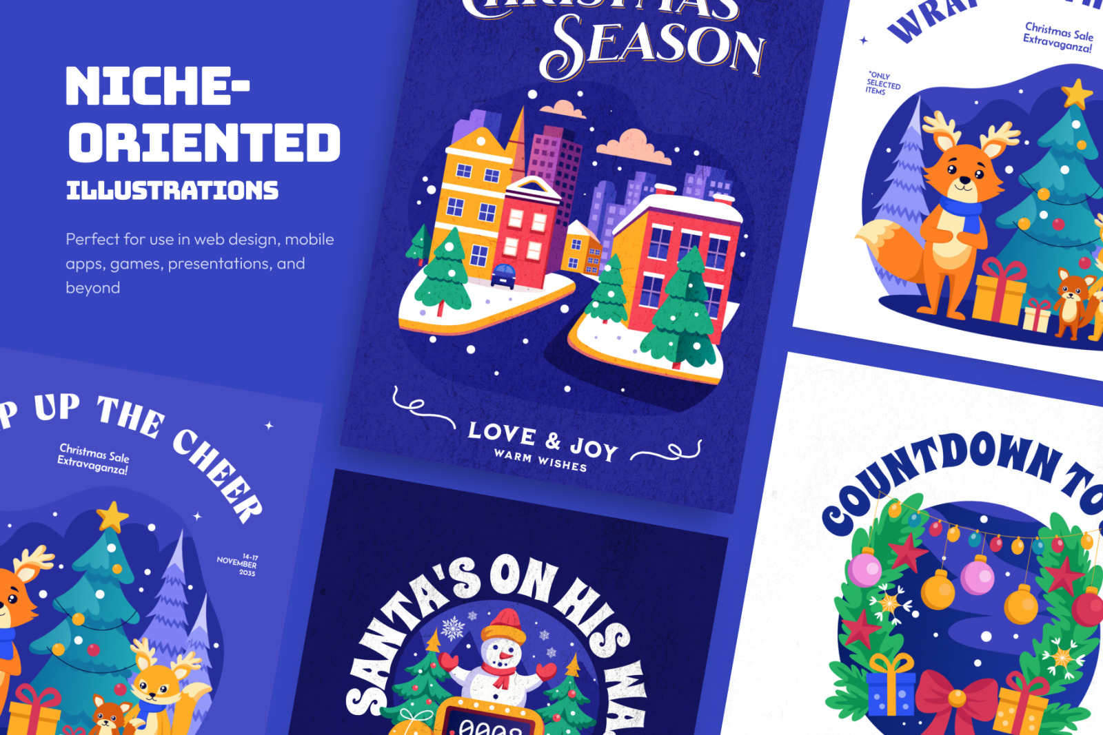 Happy New Year Illustration Pack Happy New Year Illustration Pack