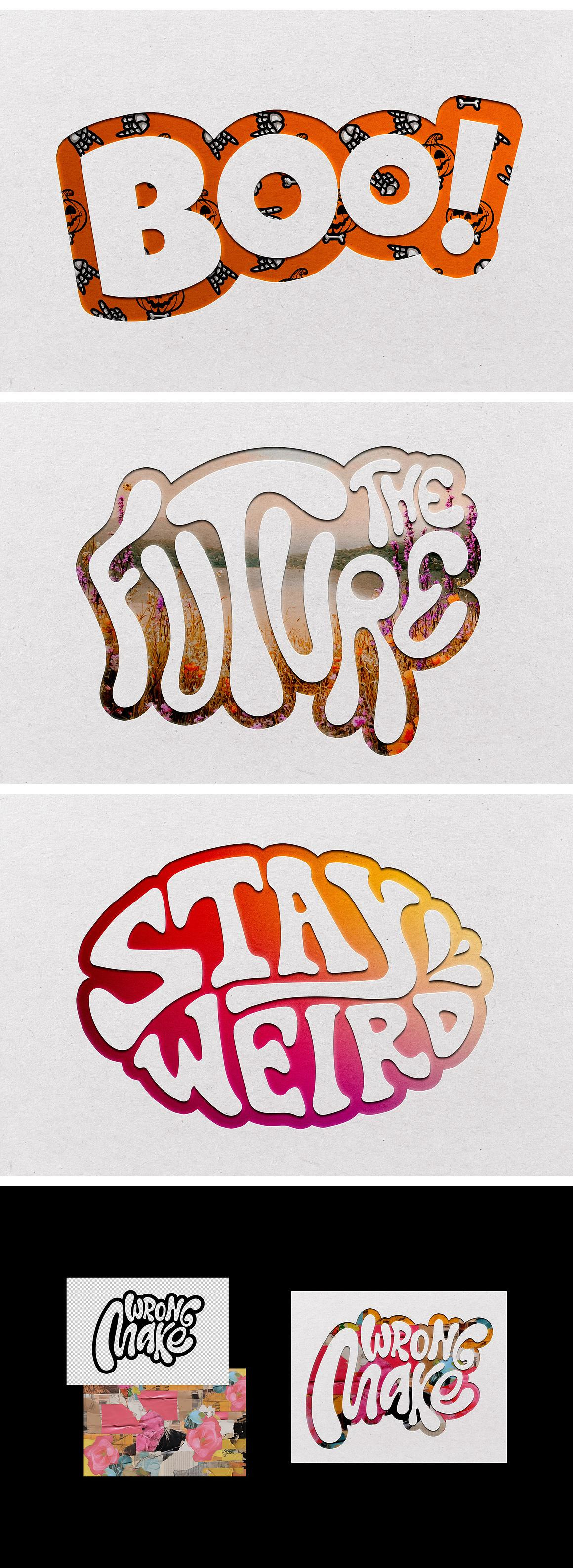 Cut Out Paper Effect Cut Out Paper Effect