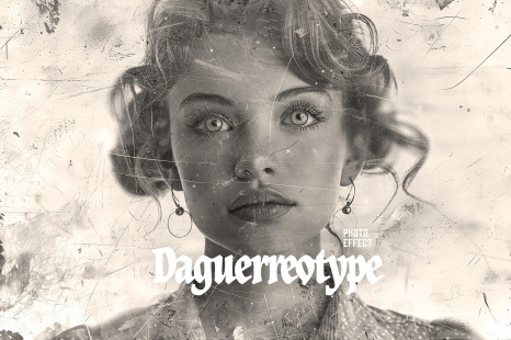 Daguerreotype Photo Effect - Speckled