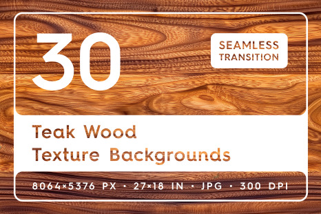 30 Teak Wood Texture Backgrounds - Desktop