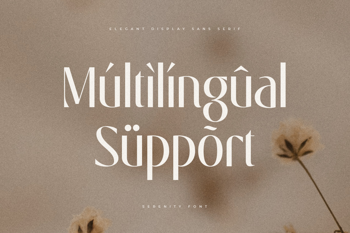 Serenity - Luxury Elegant Beauty Font Serenity - Luxury Elegant Beauty Font