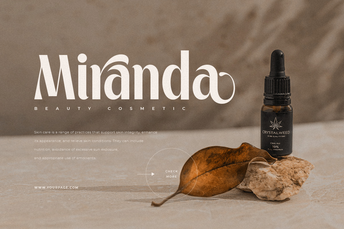 Manyfit - Classy Elegant Luxury Font Manyfit - Classy Elegant Luxury Font