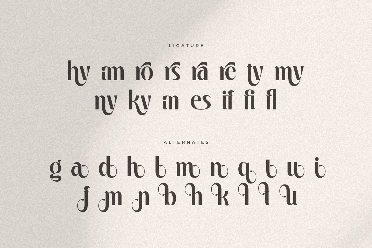 Manyfit - Classy Elegant Luxury Font Manyfit - Classy Elegant Luxury Font