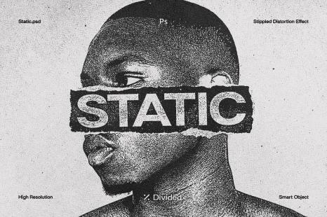 Static Distortion Effect - Stipple