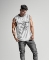 Man in a Sleeveless Shirt Mockup