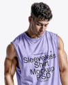 Man in a Sleeveless Shirt Mockup