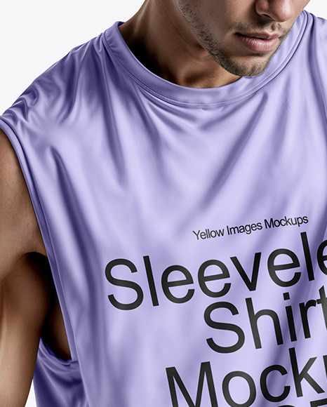 Man in a Sleeveless Shirt Mockup
