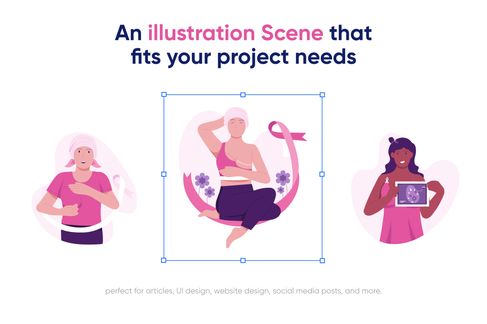 Breast Cancer Vector Pack Breast Cancer Vector Pack