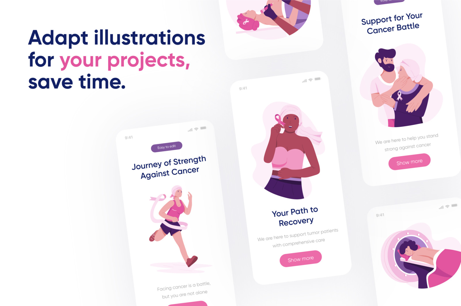 Breast Cancer Vector Pack Breast Cancer Vector Pack