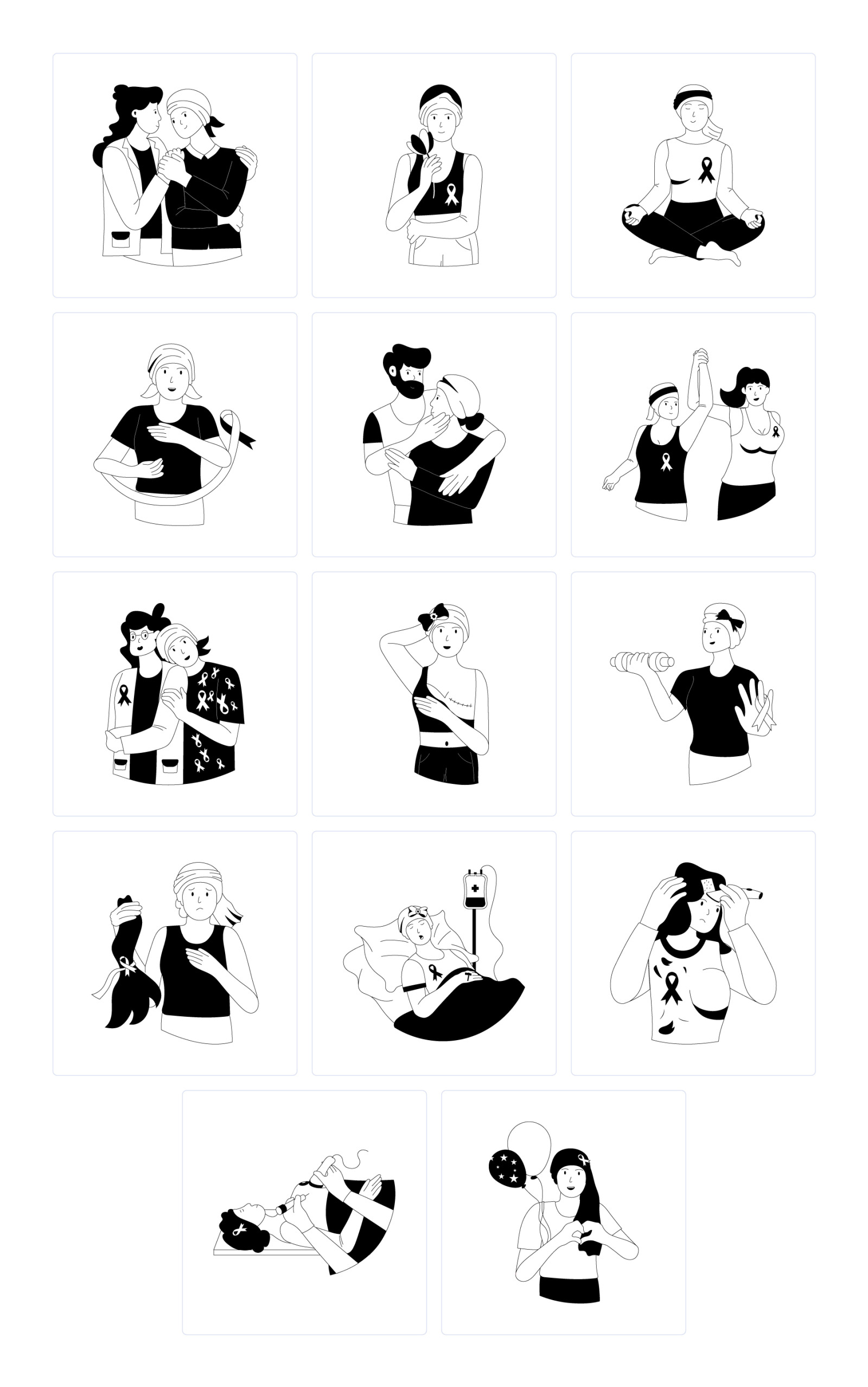 Breast Cancer Vector Pack Breast Cancer Vector Pack