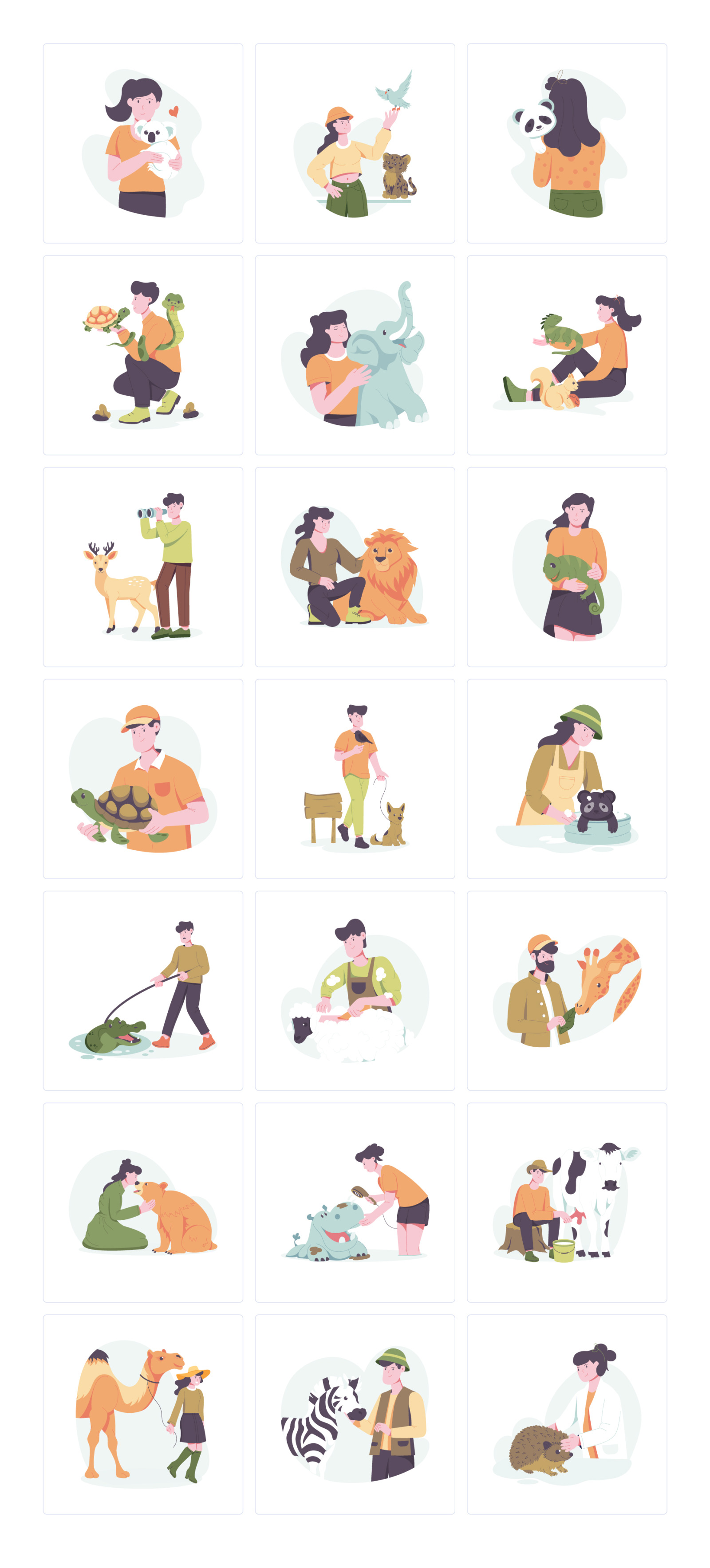 World Animal Day Illustrations World Animal Day Illustrations