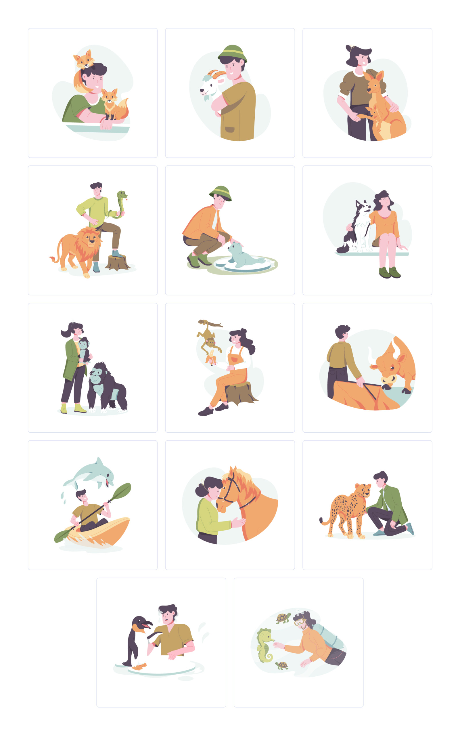 World Animal Day Illustrations World Animal Day Illustrations