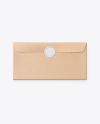 Kraft Envelope w/ Wax Seal Mockup