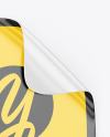 Glossy Sticker Mockup