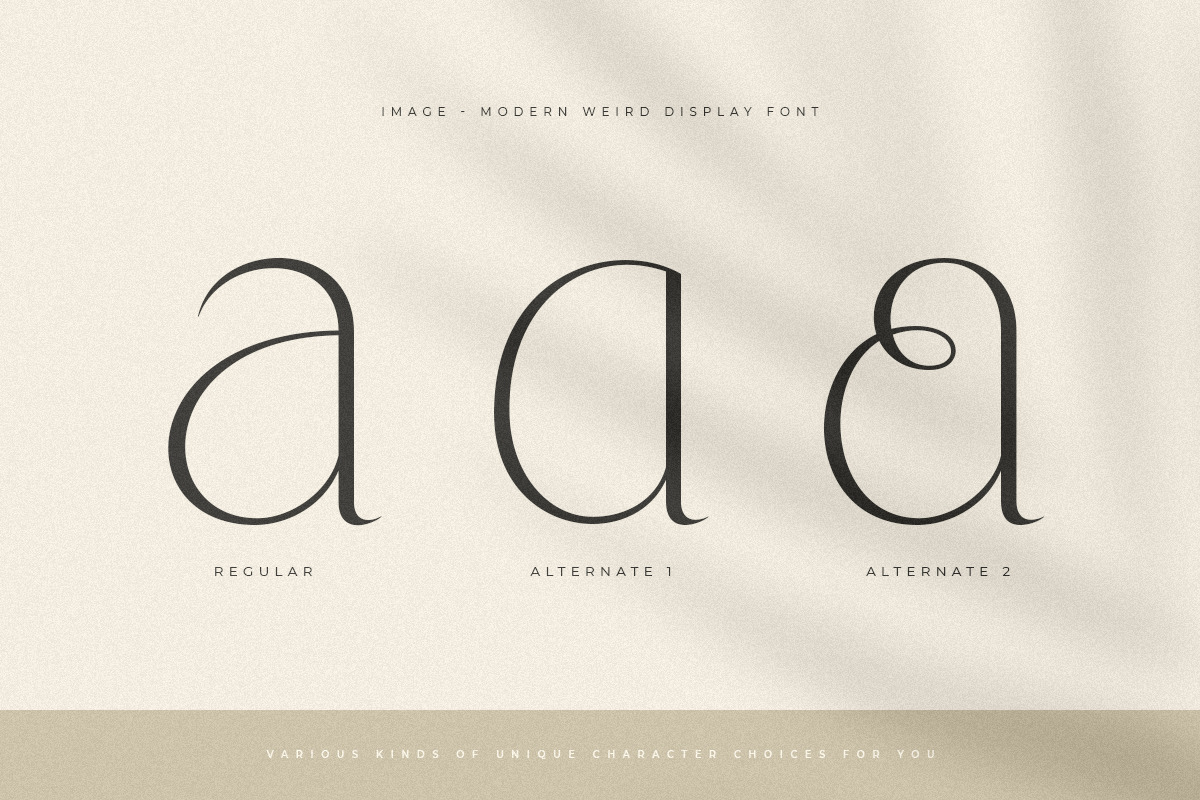 Image - Modern Weird Display Font Image - Modern Weird Display Font