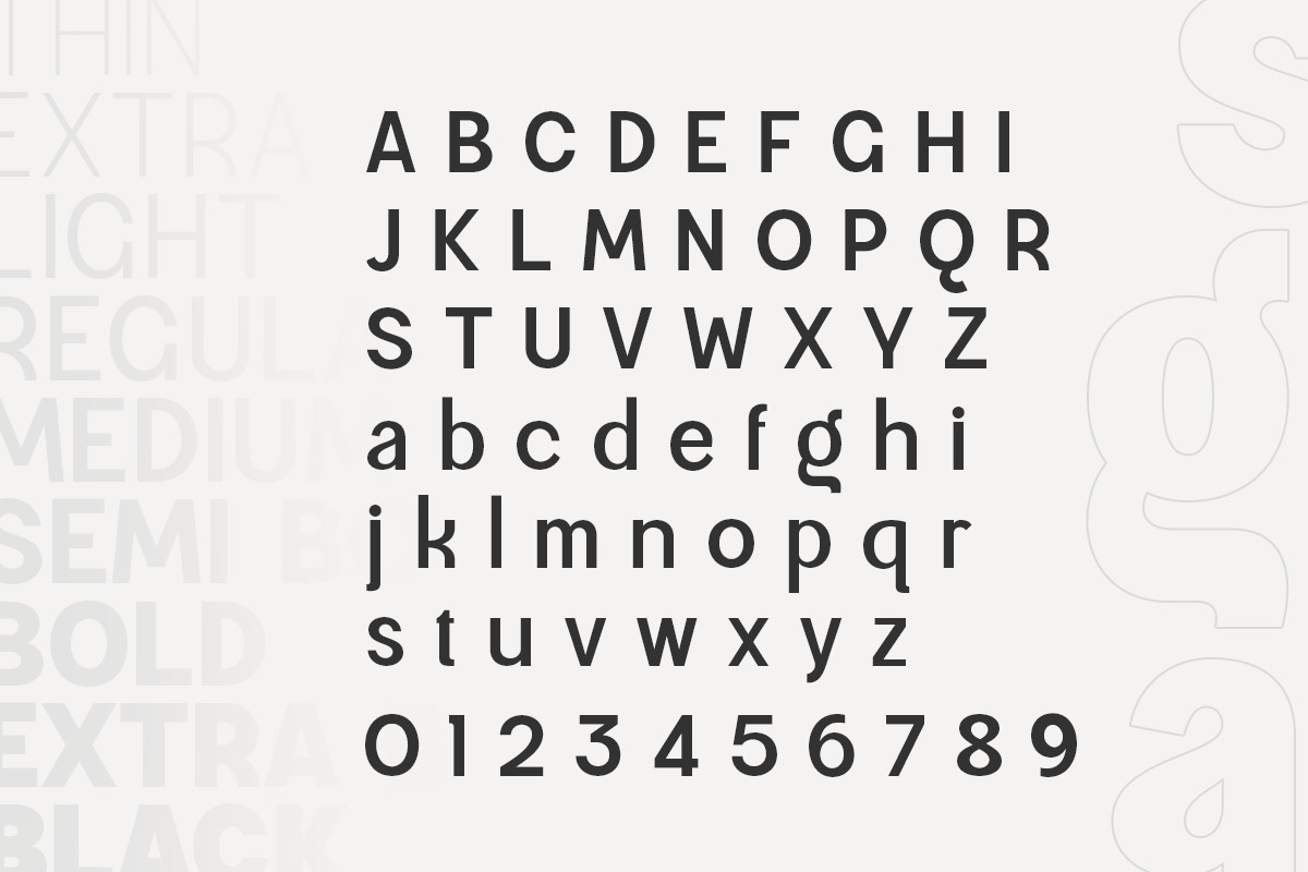 Magnetic Modern Sans Serif Family