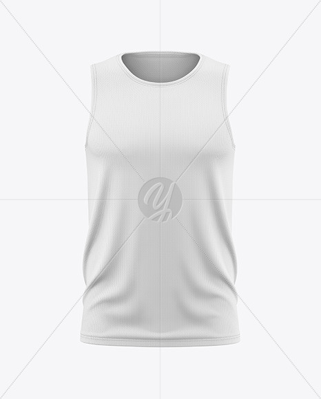 Men's Sleeveless Shirt Mockup - Front View