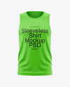 Men's Sleeveless Shirt Mockup - Front View
