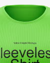 Men's Sleeveless Shirt Mockup - Front View
