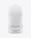 Men's Sleeveless Shirt Mockup - Back View