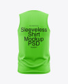 Men's Sleeveless Shirt Mockup - Back View