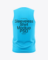 Men's Sleeveless Shirt Mockup - Back View