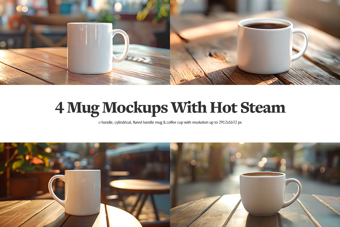 4 Mug Video Mockups 4 Mug Video Mockups