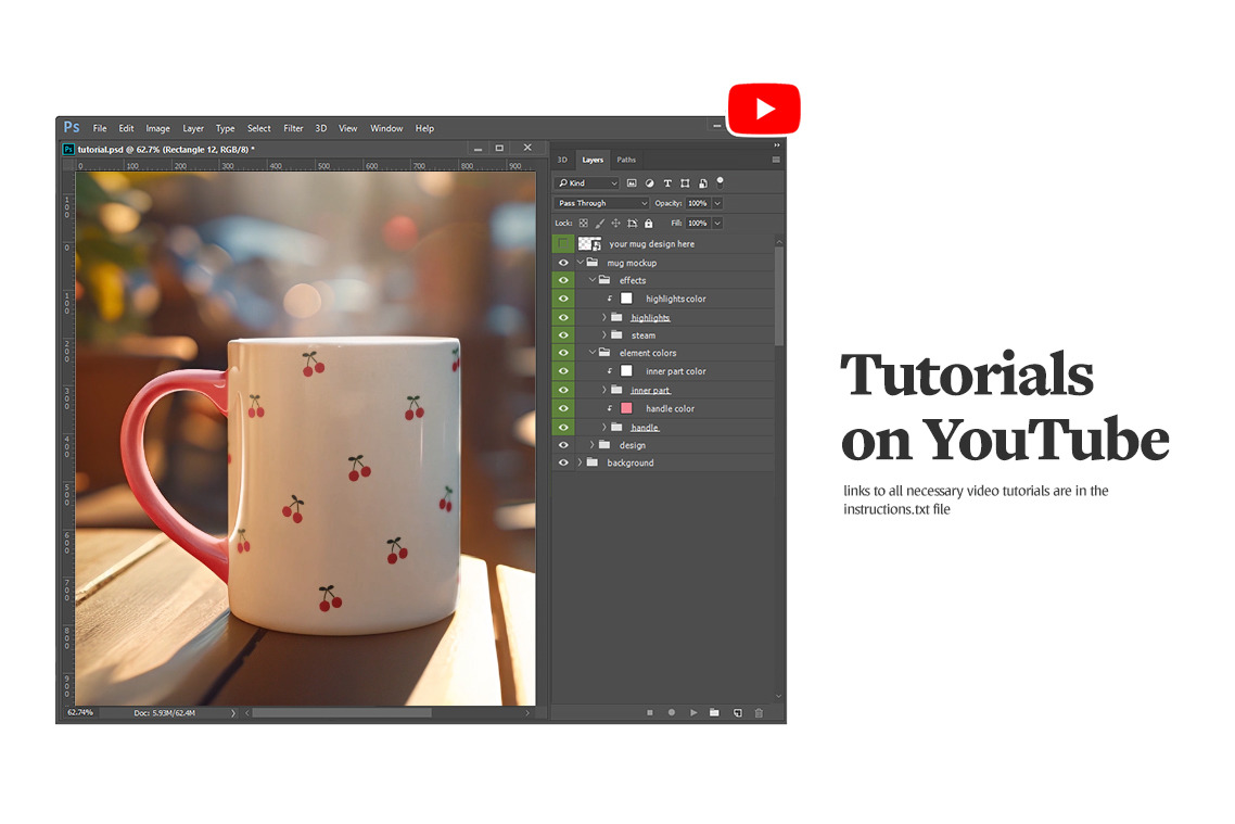 4 Mug Video Mockups 4 Mug Video Mockups