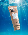 Matte Cosmetic Tube Under Water Mockup