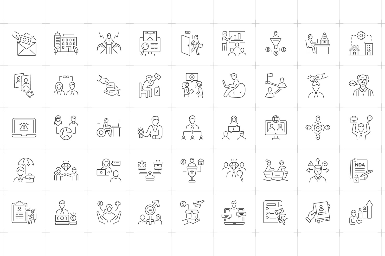 Human Resource Icons Human Resource Icons