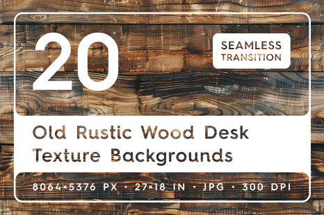 20 Old Rustic Wood Desk Texture Backgrounds - Textures