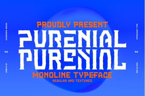 Purenial Font - Minimalistic