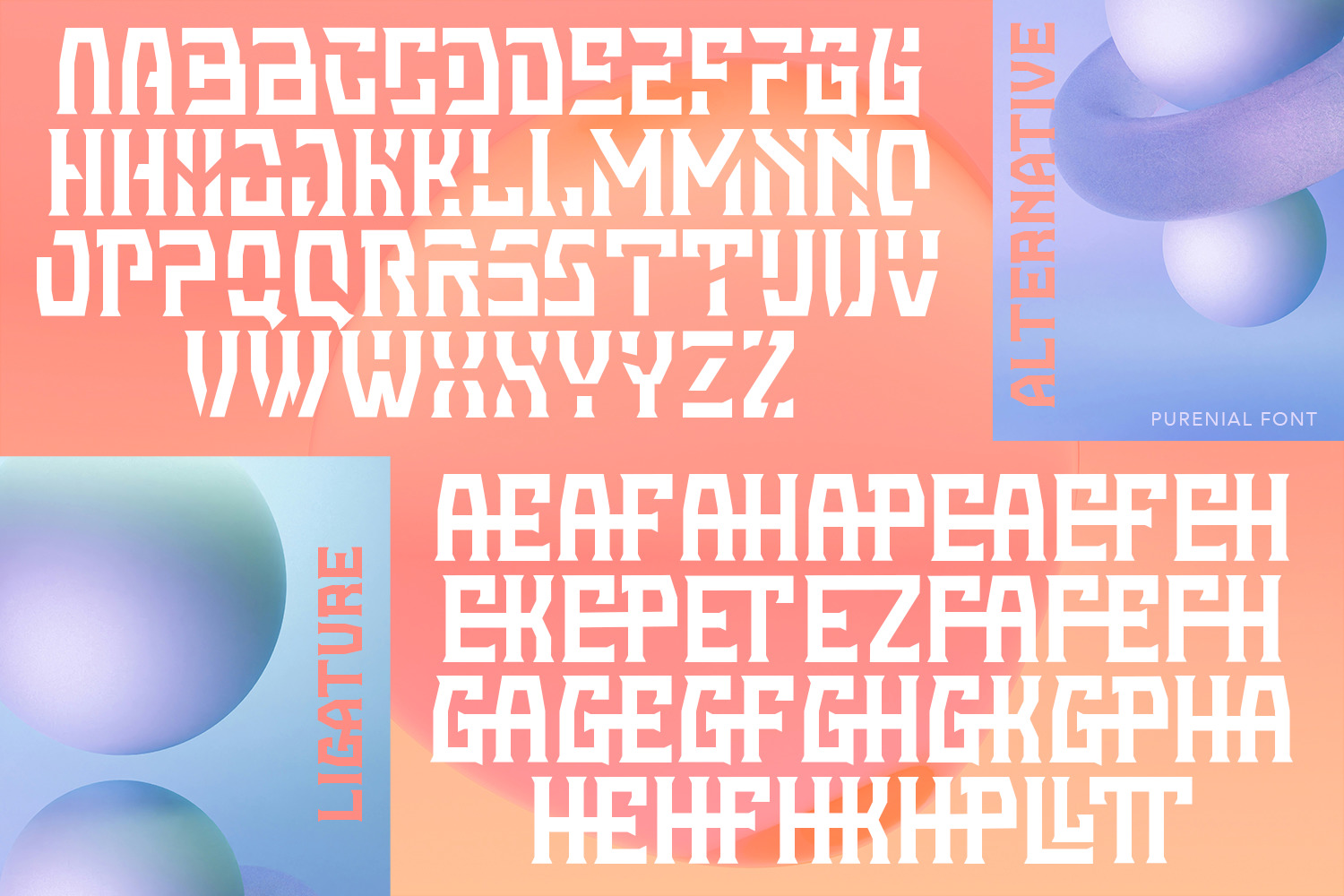 Purenial Font Purenial Font