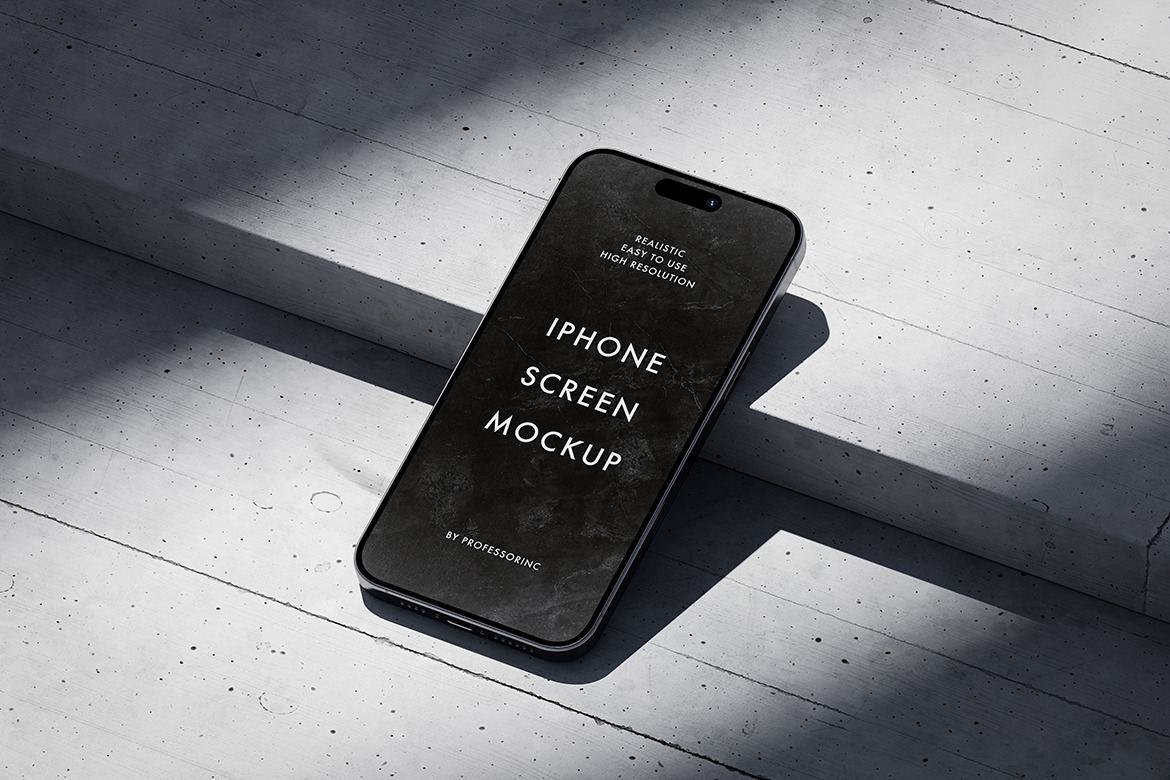 iPhone 15 Pro Max Mockup Set iPhone 15 Pro Max Mockup Set