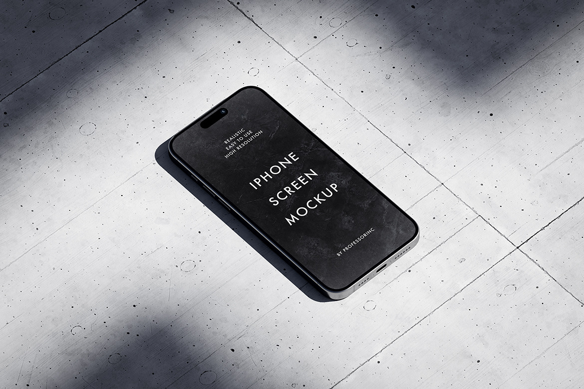 iPhone 15 Pro Max Mockup Set iPhone 15 Pro Max Mockup Set