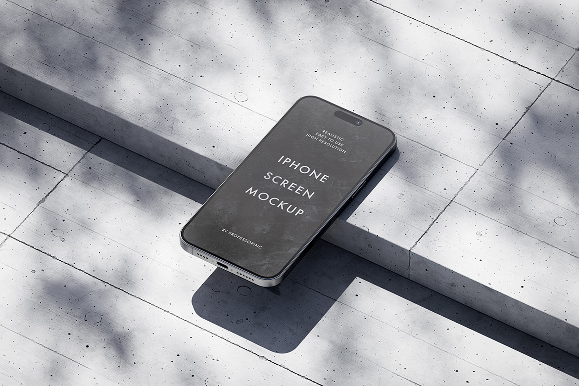 iPhone 15 Pro Max Mockup Set iPhone 15 Pro Max Mockup Set