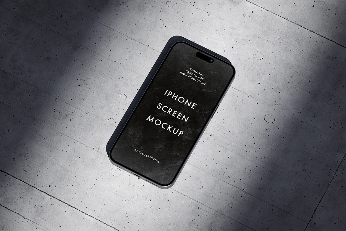 iPhone 15 Pro Max Mockup Set iPhone 15 Pro Max Mockup Set