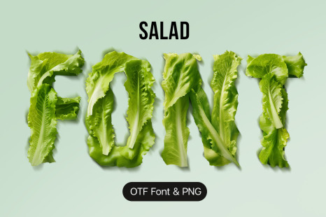 Salad Font - Fruits