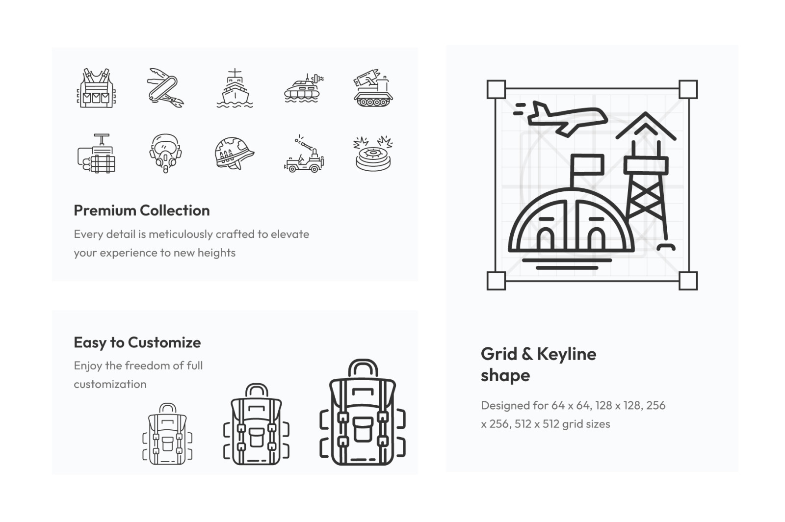 Military Icon Set Military Icon Set