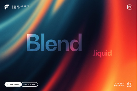 Vivid Blend Gradient Textures - Multicolor