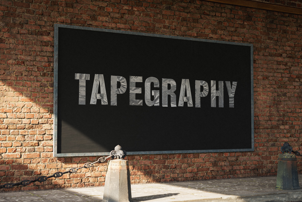Grey Duct Tape Font Grey Duct Tape Font
