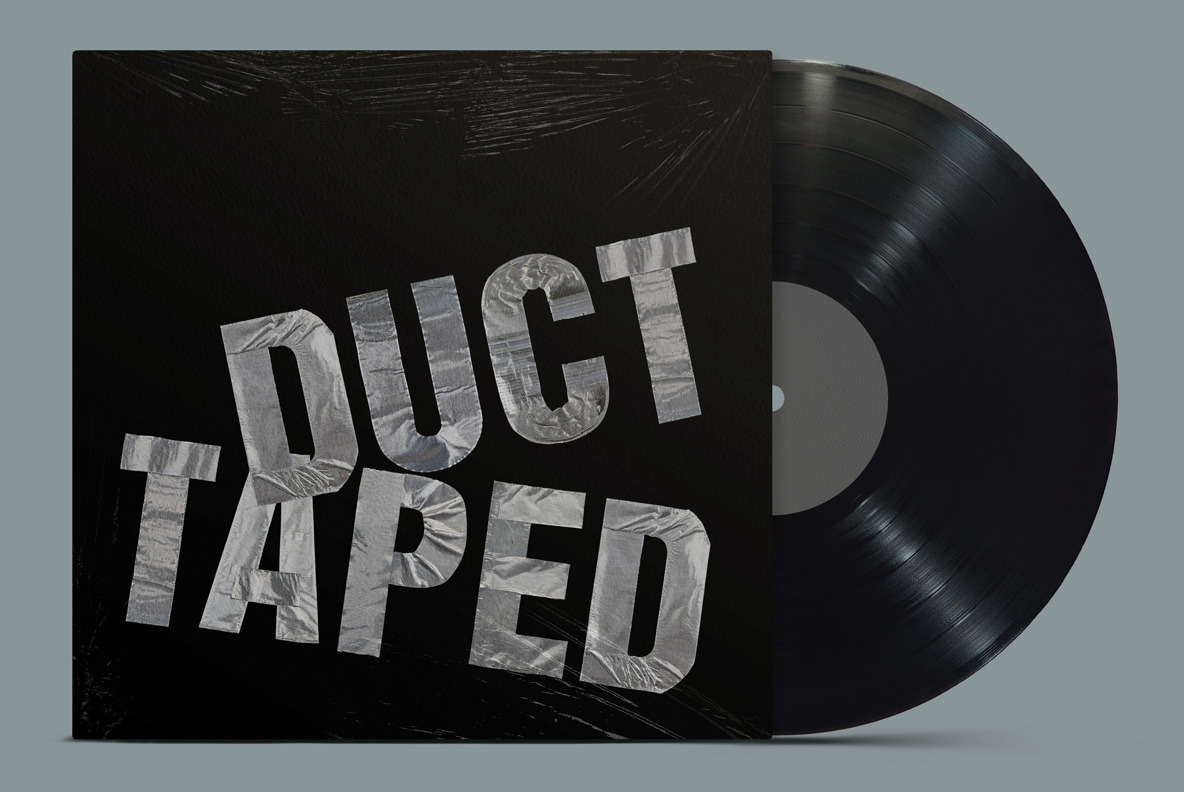 Grey Duct Tape Font Grey Duct Tape Font