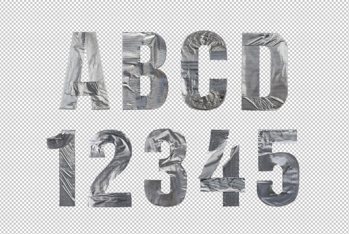 Grey Duct Tape Font Grey Duct Tape Font