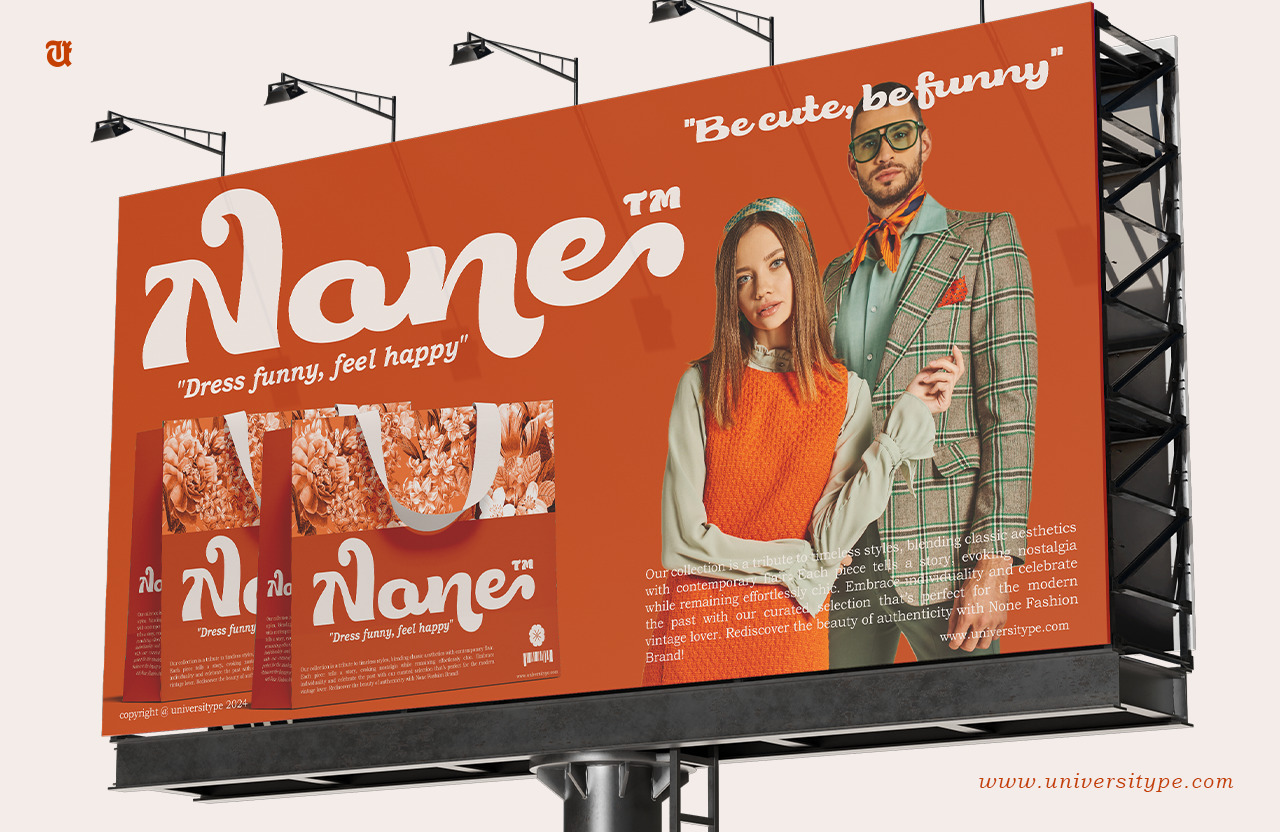UT Niche - A Groovy Bold Script Font UT Niche - A Groovy Bold Script Font